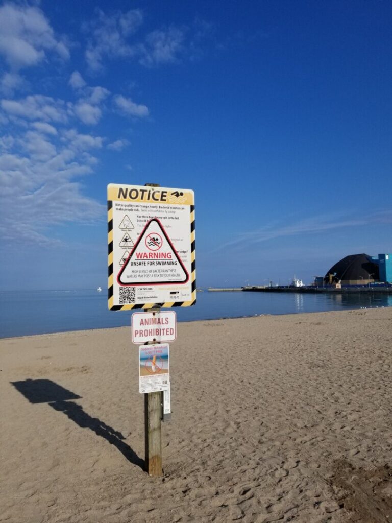 Public Health Urges Caution at Beaches After Heavy Showers