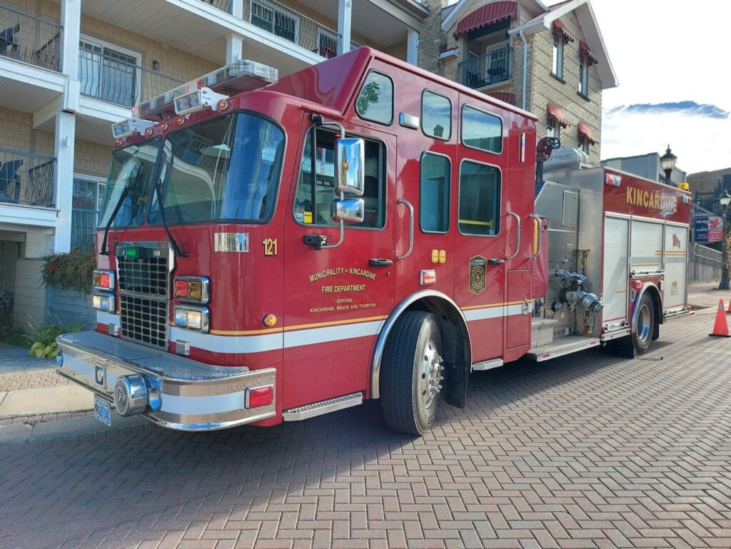 Kincardine Fire Responds to 2 Fires Over Easter Weekend