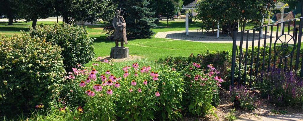 Carvings removed from Lewis Park