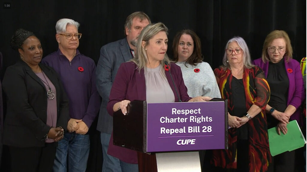 Bill 28 to be rescinded, CUPE protests to end