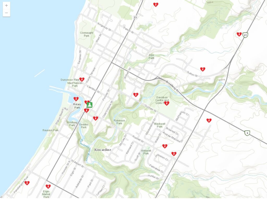 South Bruce Safe Communities compiles defibrillator map