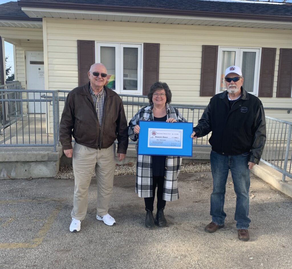 Women’s House receives generous ,000 donation from Kincardine Nimrod Club