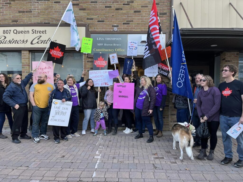 Ontario education workers begin strike this morning