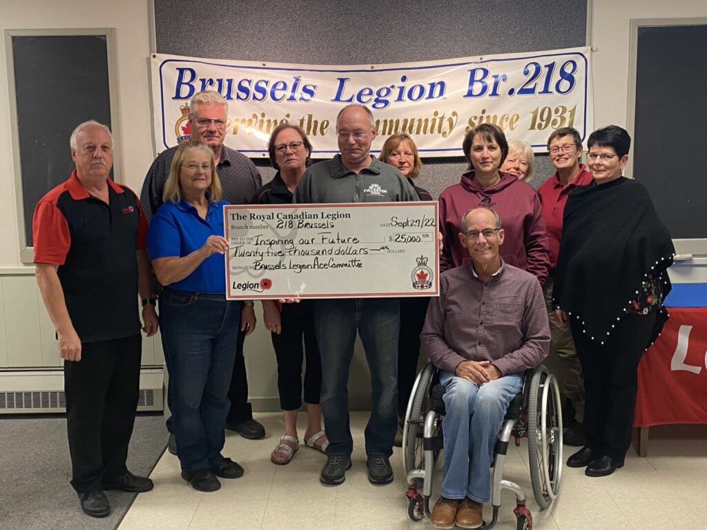 Brussels Legion makes ,000 Donation to the Inspiring Our Future Campaign