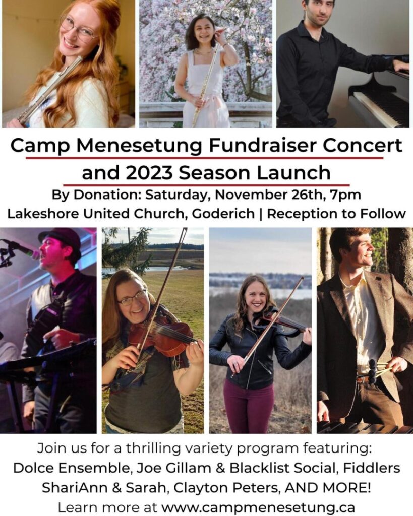 Camp Menesetung Fundraising Concert is Tomorrow at 7pm