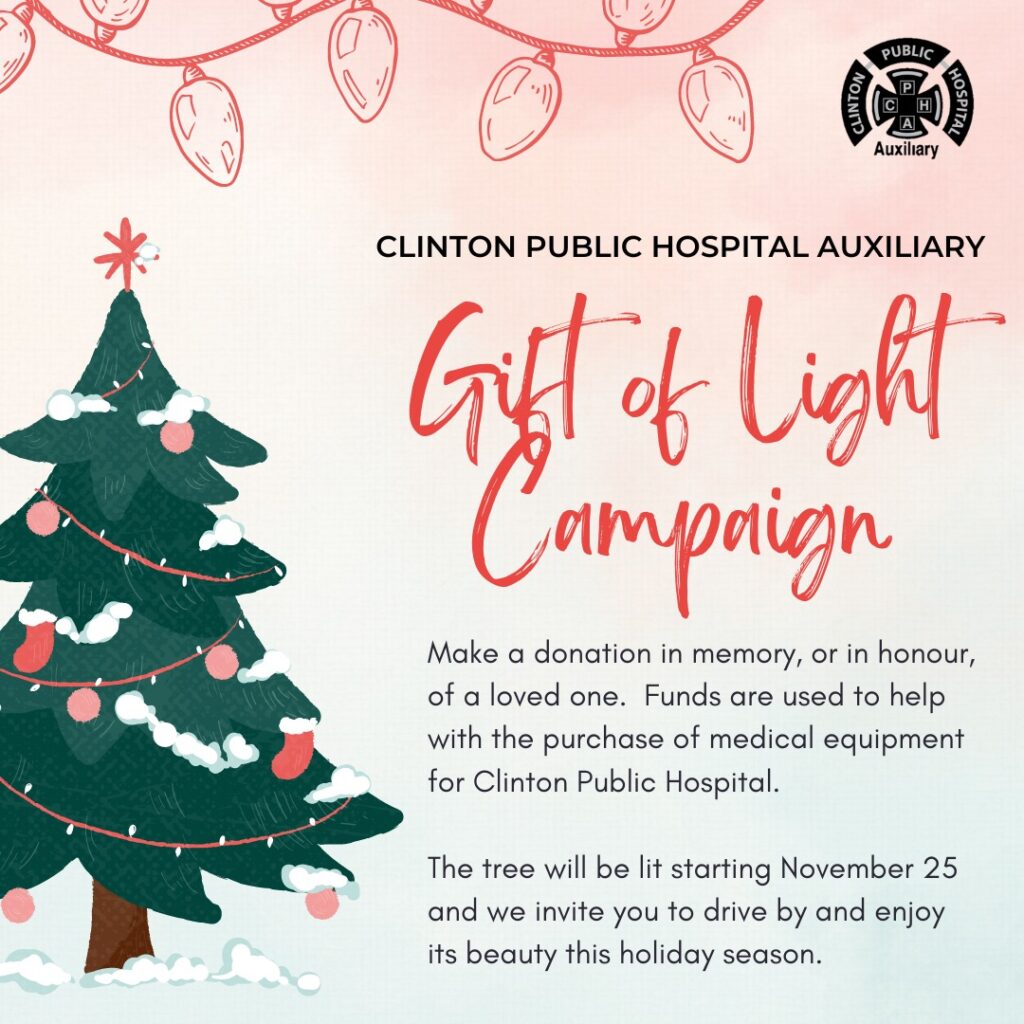 No ceremony for Clinton’s Gift of Light tree but donations welcomed