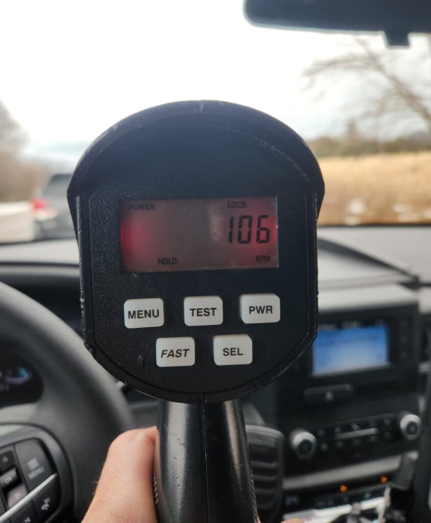 Saugeen Shores Police share word of Unacceptable Speeding