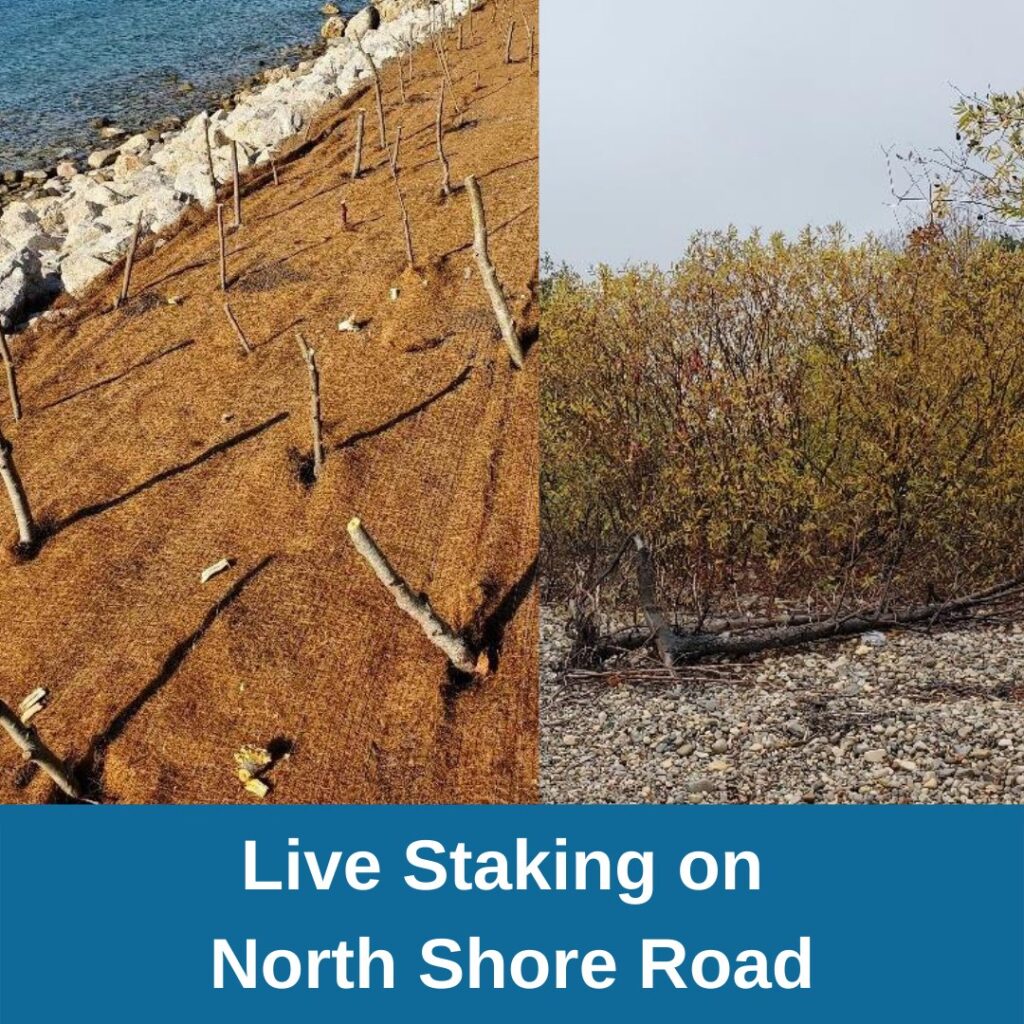 Town of Saugeen Shores documents efforts to Stabilize Shoreline along North Shore Road