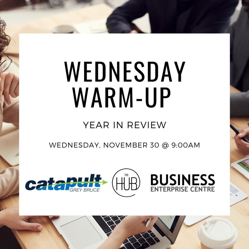 Last Wednesday Warmup Virtual Event is Nov. 30th at 9 am