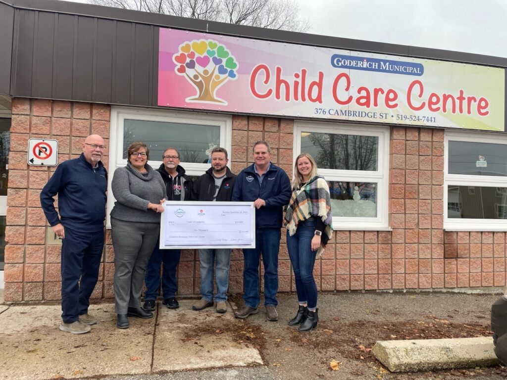 Goderich child care centre gets ,000 donation