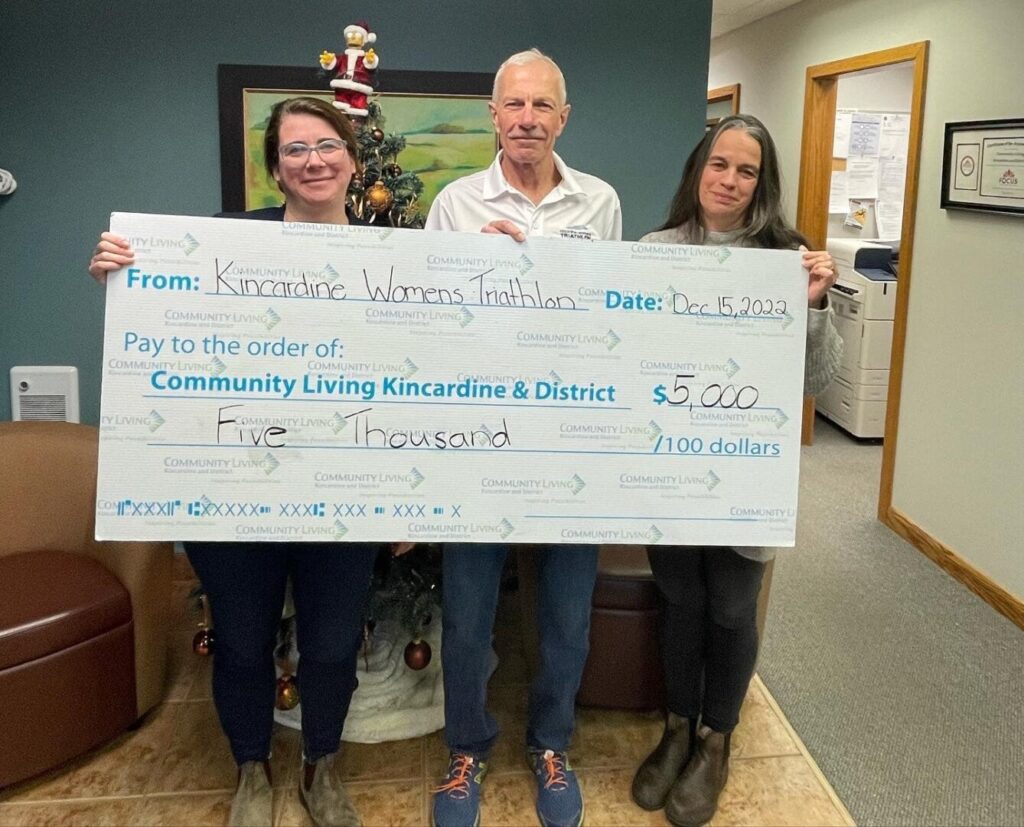 Kincardine triathlon gives back to community