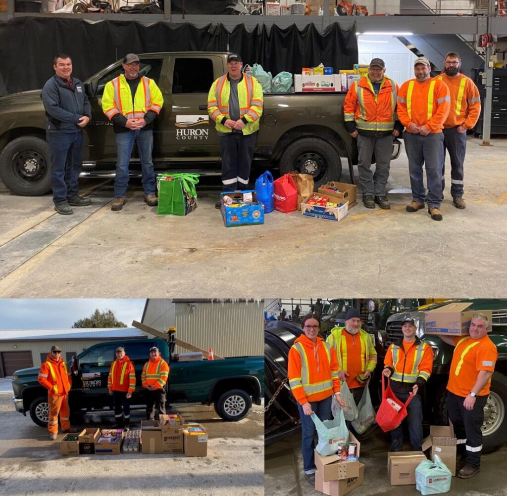 Huron County Public Works Department runs Food Drive for Area Food Banks