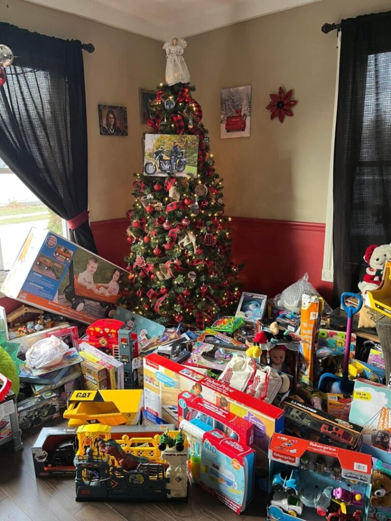 1st Annual Toy Drive in Blyth in memory of Wayne “Duke Fischer finds Lots of Support