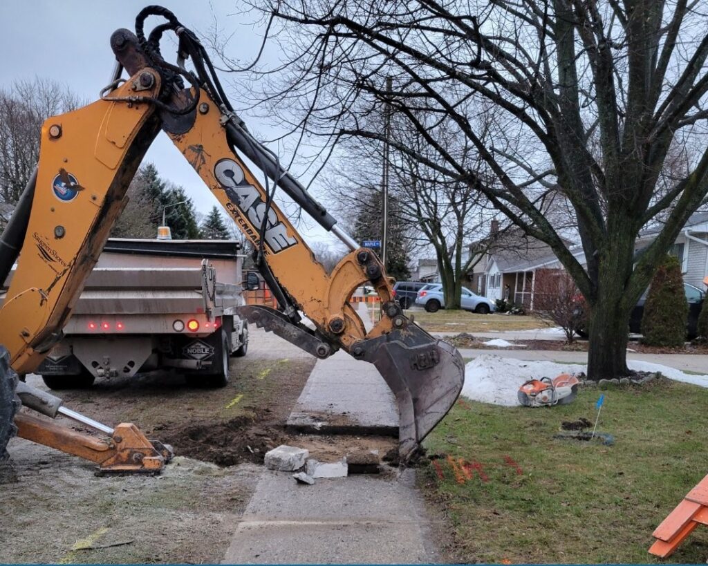 Emergency repairs limit Wellington St. to one lane