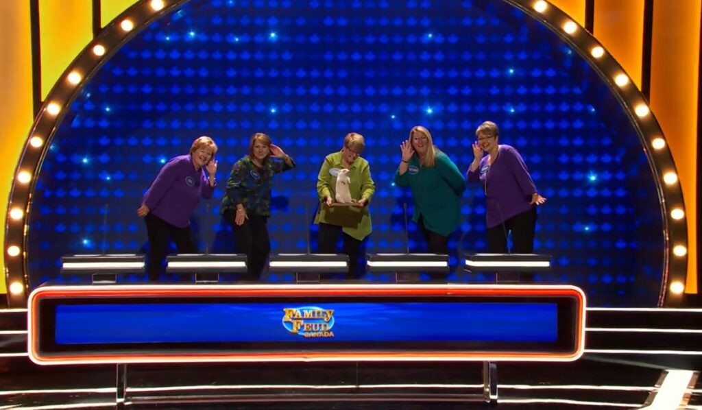 Local Bruce Peninsula Family appeared on Family Feud Canada Wednesday night