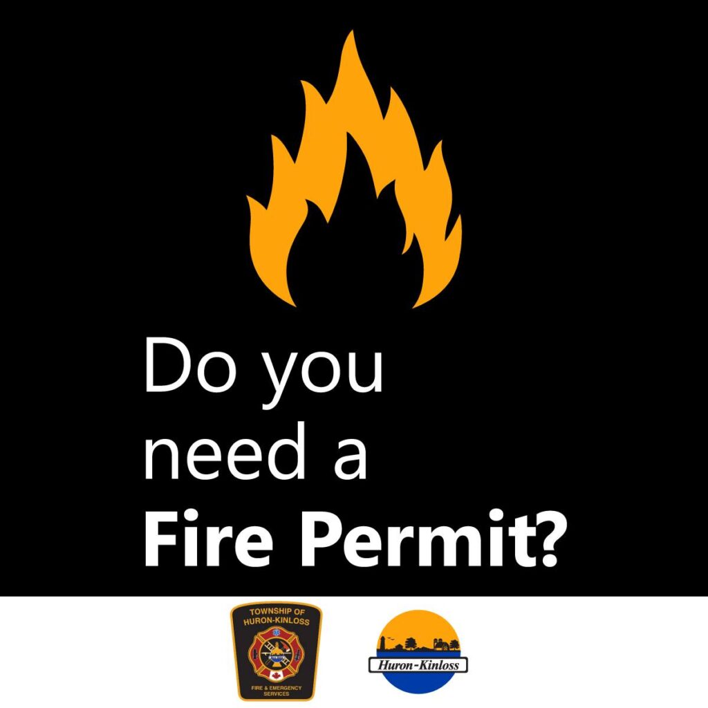 Huron-Kinloss advise of requirements for Open Air & Beach Fire Permits