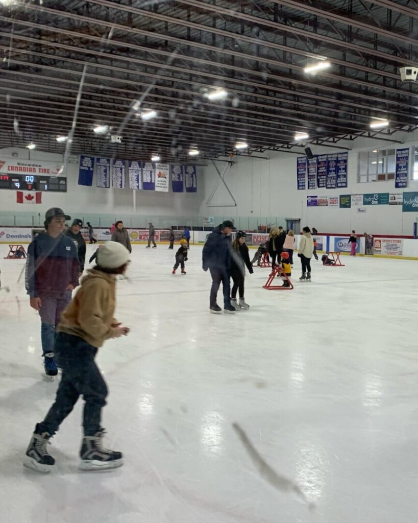 Kincardine Pride sees Strong Turnout for Free Skate at the Davidson Centre