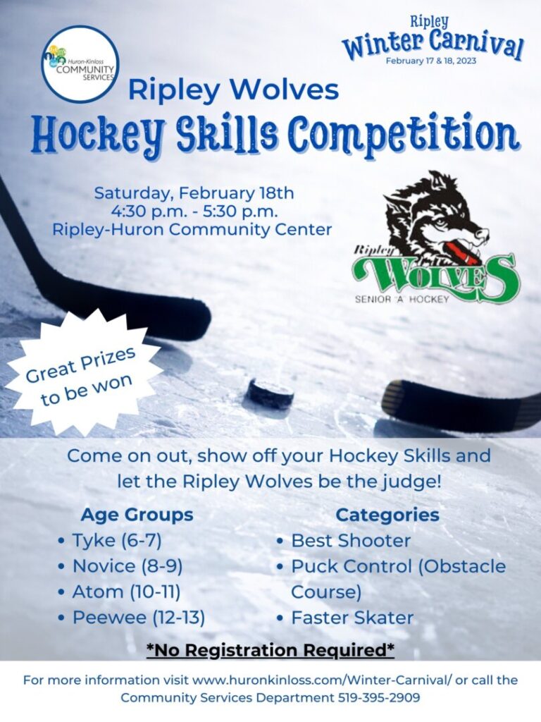 Ripley Wolves holding Youth Skills Competition Sat. Feb. 18th