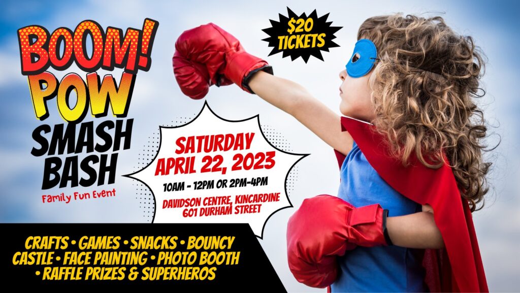 Big Brothers Big Sisters South Bruce North Huron set to hold “Boom Pow Smash Bash” April 22nd