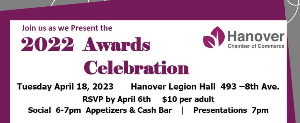 Hanover Chamber announces 2022 Winners of Volunteer, Business & Community Awards