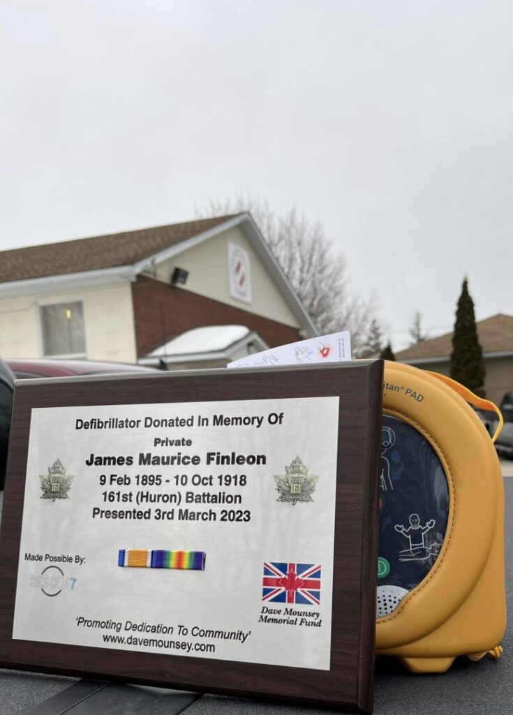 Goderich Kinsmen see donation of 153rd Lifesaving Defibrillator to its Kin Centre in Goderich