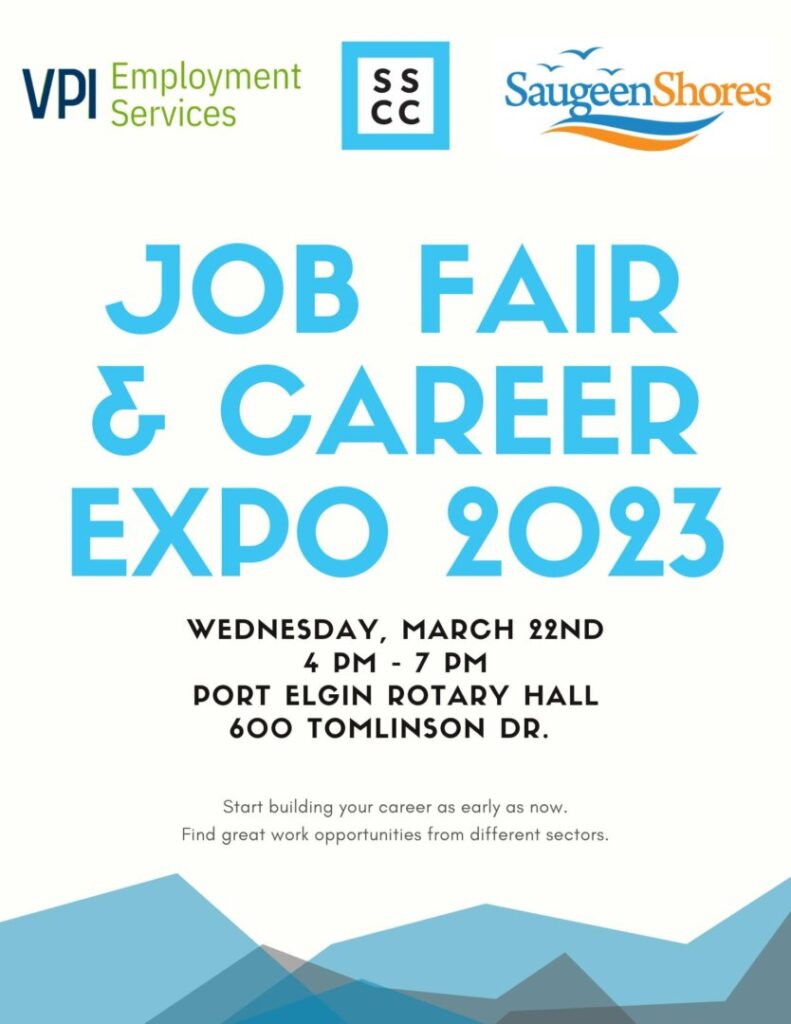 Saugeen Shores set to hold Job Fair & Career Expo at the Plex on March 22nd