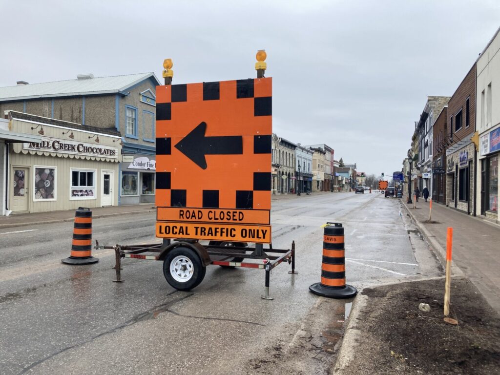 Downtown Dig in Kincardine Begins on Queen Street