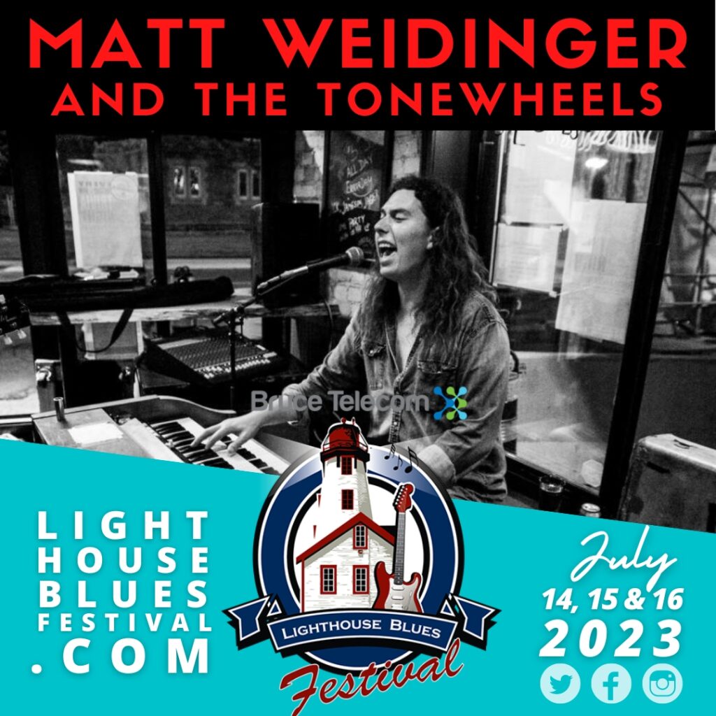 Matt Weidinger & the Tonewheels set to grace Lighthouse Blues Festival Stage