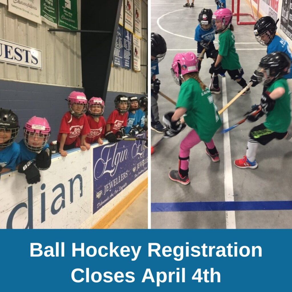 Saugeen Shores announces return of Ball Hockey to Plex May 3rd