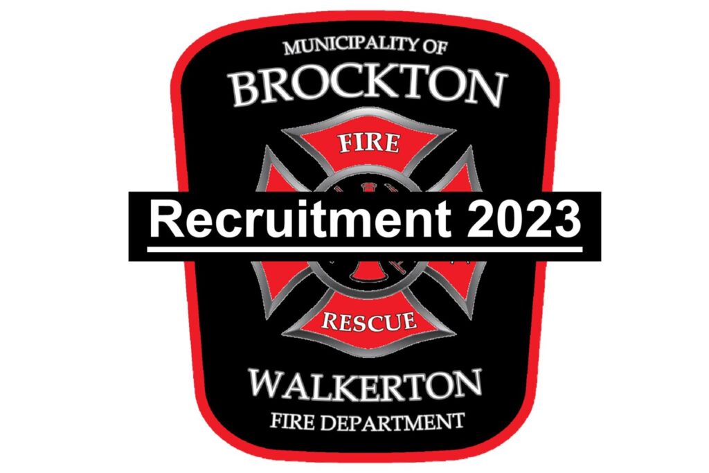 Walkerton Fire Department Recruiting Volunteer Firefighters