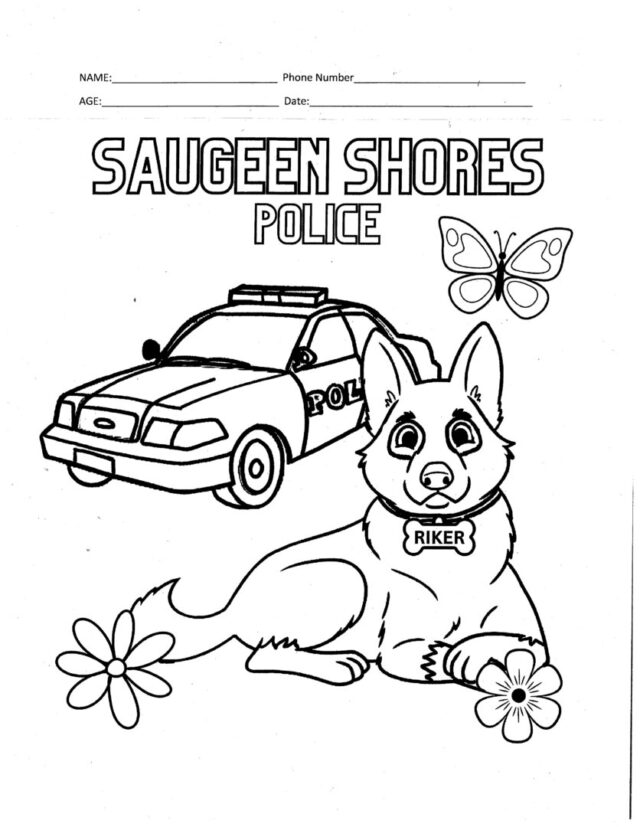 Saugeen Shores Police holding Colouring Contest until May 1st ...