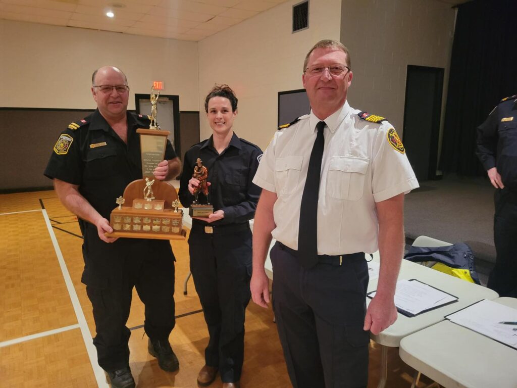 Kincardine Fire & Emergency Services sees member awarded 2022 Harvey Gunnis Award