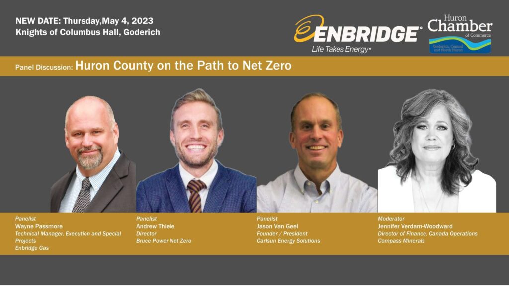 Huron Chamber hosting Event discussing Local Business and Achieving Net Zero May 4th