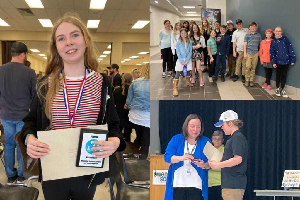 Huron Heights PS comes up big winning “Best of Fair” award at Junior Bluewater Science Fair in Owen Sound