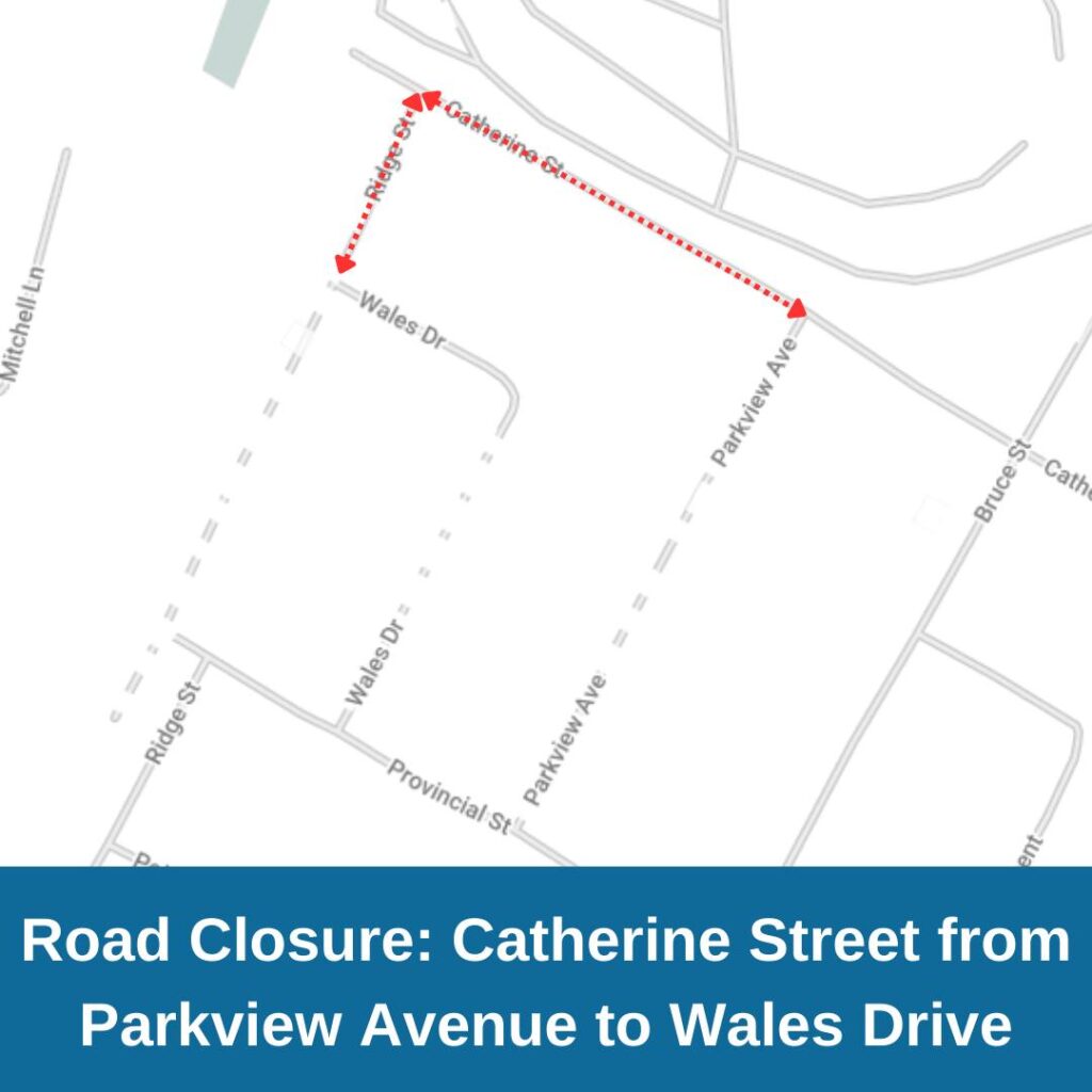 Saugeen Shores closes section of Catherine Street for Emergency Water Service Repairs