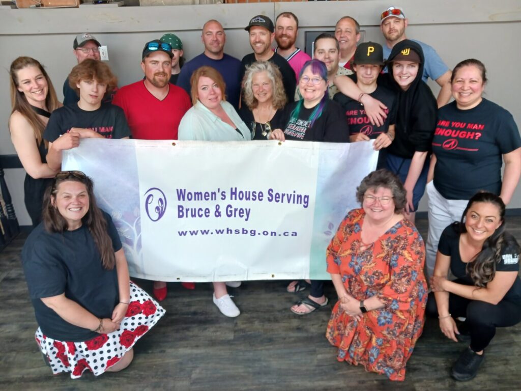 Men in Kincardine & Port Elgin don Red Shoes in Support of Women’s House