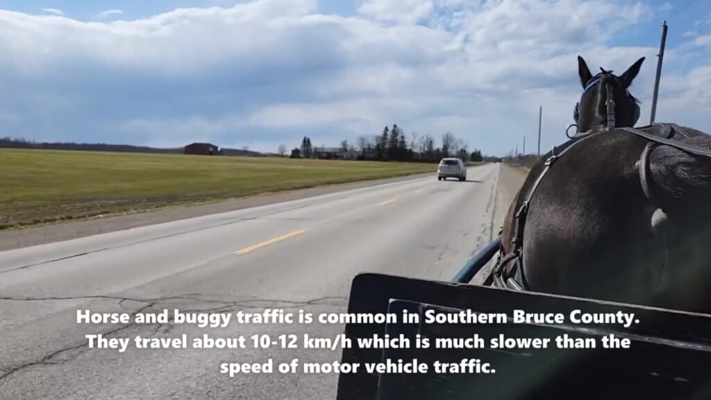 South Bruce OPP share informative video on Horse & Buggies on Area Roadways