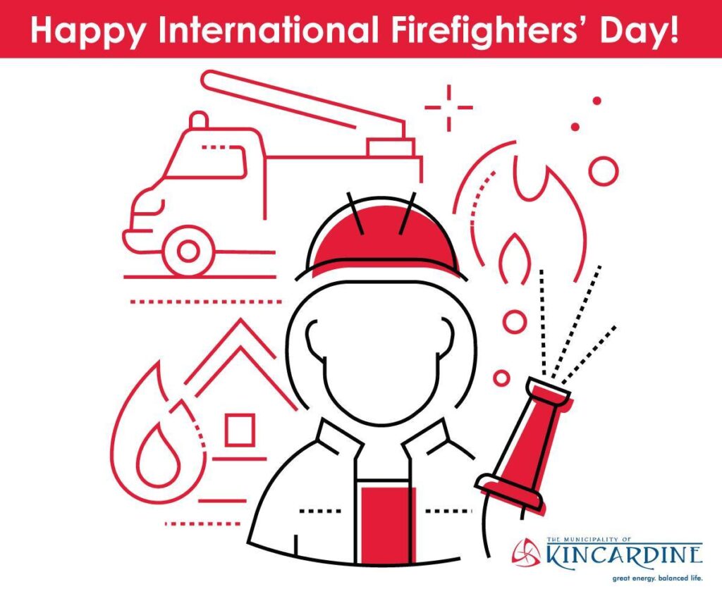 Kincardine thanks its Firefighters on International Firefighters Day today