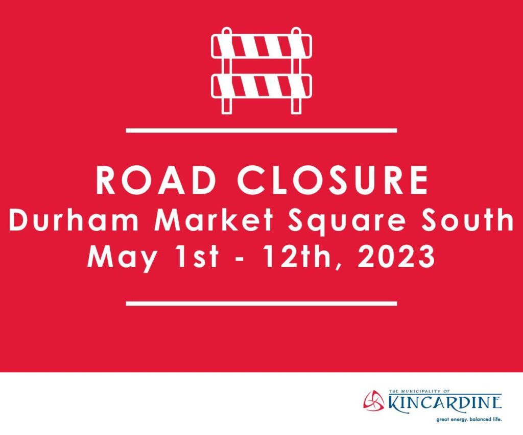 Temporary Closure of Durham Market Square South due to Sewer Work