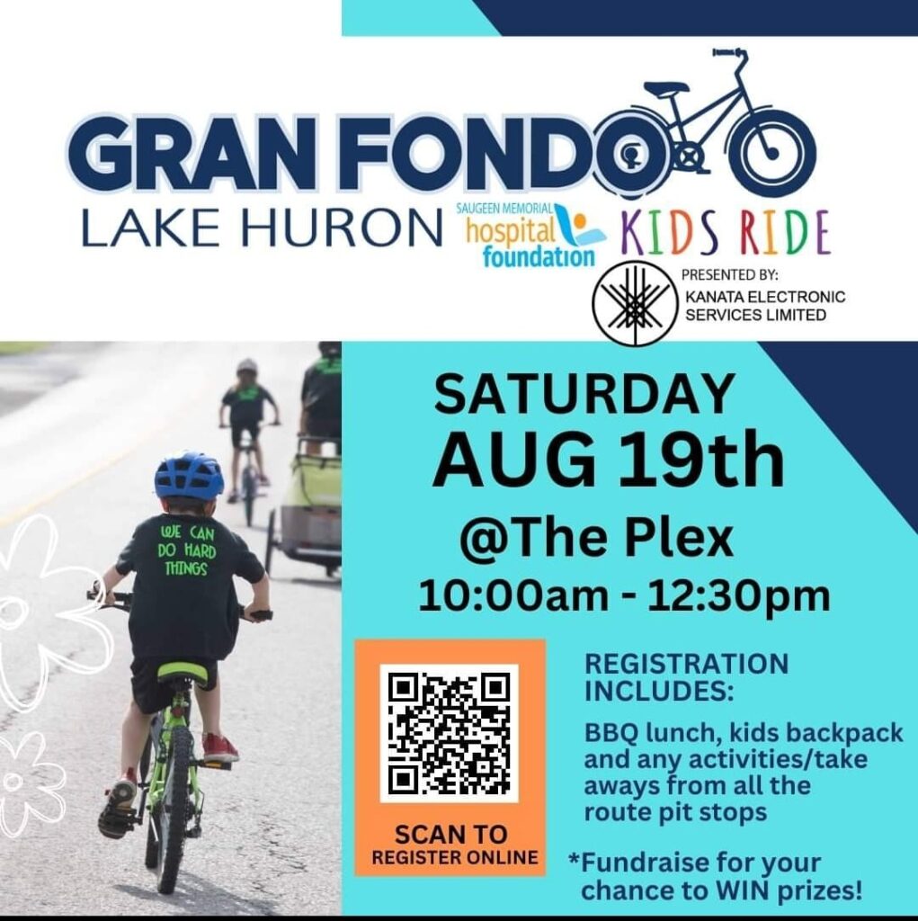 Gran Fondo Lake Huron launches Kids Ride Event on Saturday, August 19th