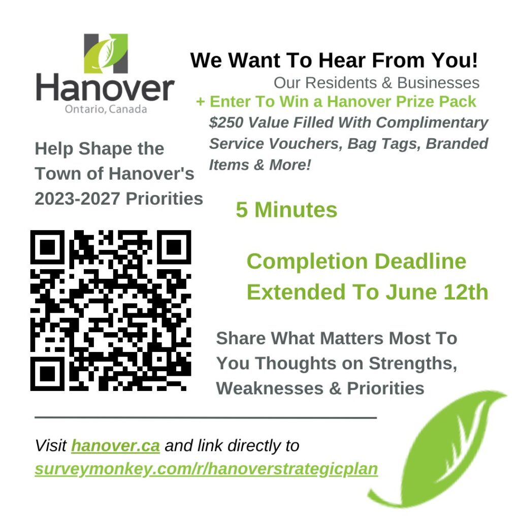 Survey for Hanover Residents & Businesses on Priorities ends June 12th