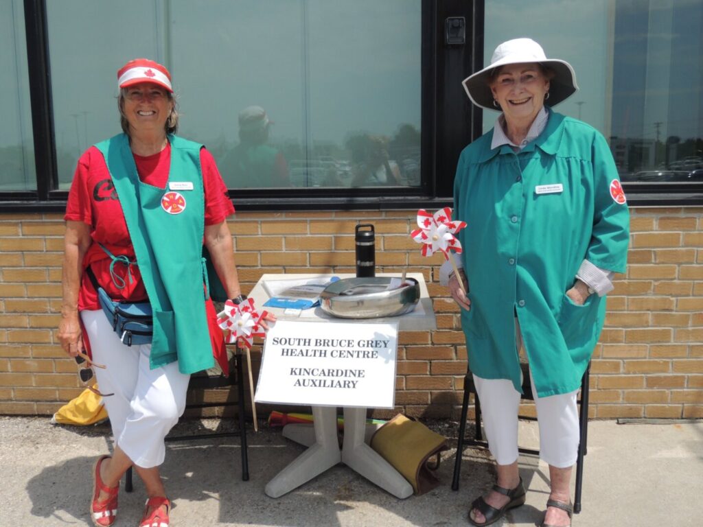 Kincardine Hospital Auxiliary set for Tag Days June 28th & 29th