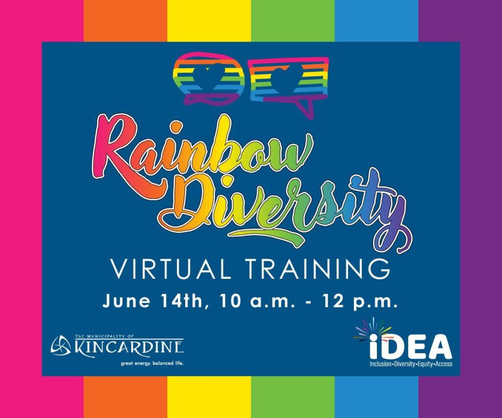 Free Virtual Inclusiveness Workshop being offered on June 14th from 10 am to noon