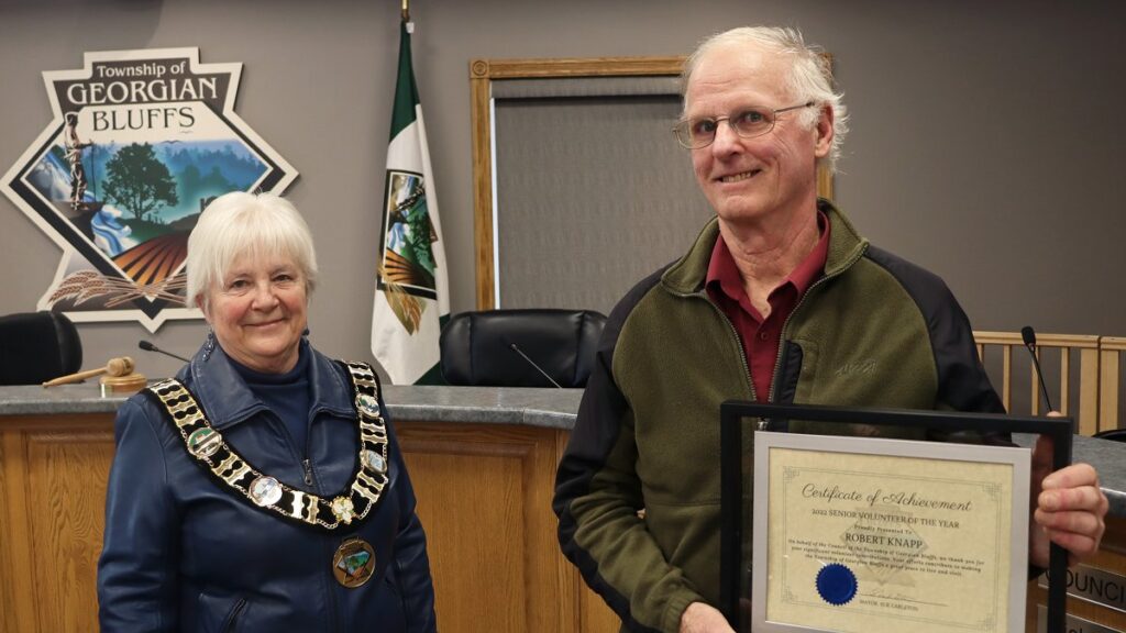 Georgian Bluffs resident awarded Ontario Senior of the Year Award