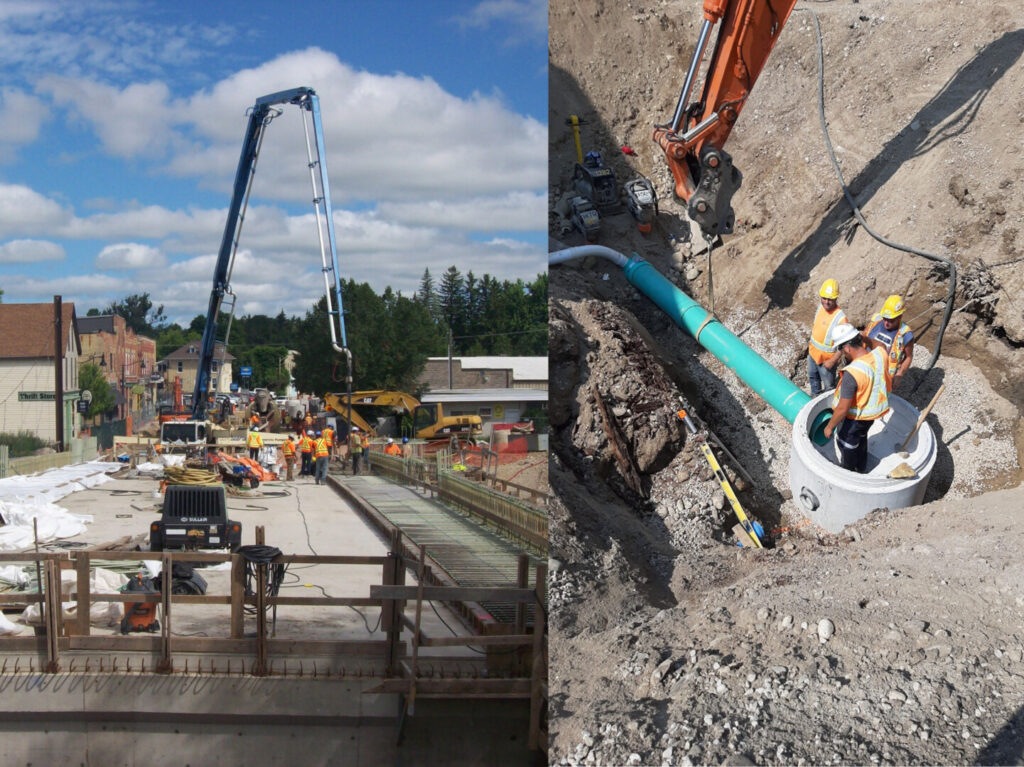 Teeswater River Bridge in Paisley Progressing on Schedule