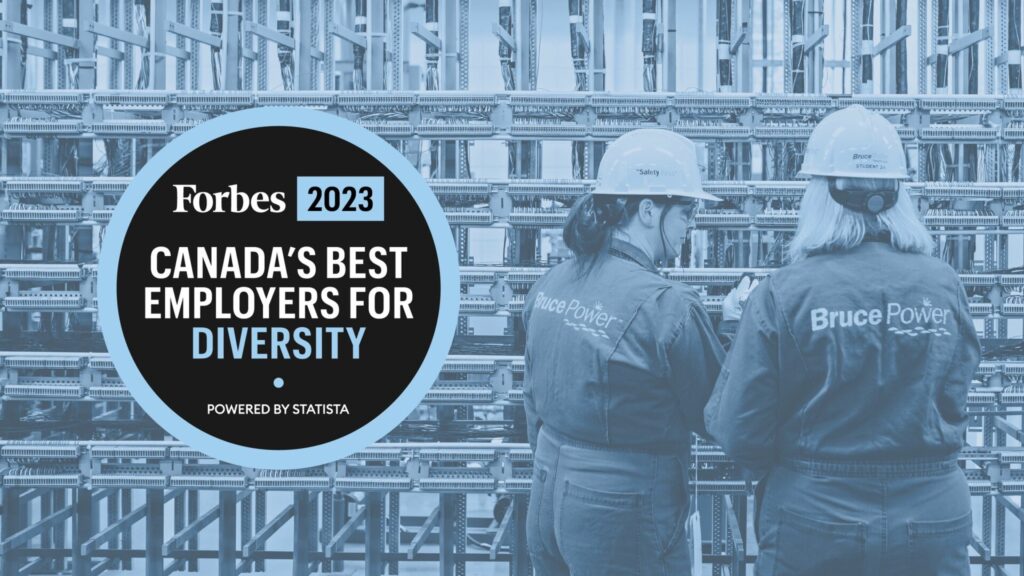 Bruce Power recognized for 2nd year as One of the Best Employers for Diversity by Forbes