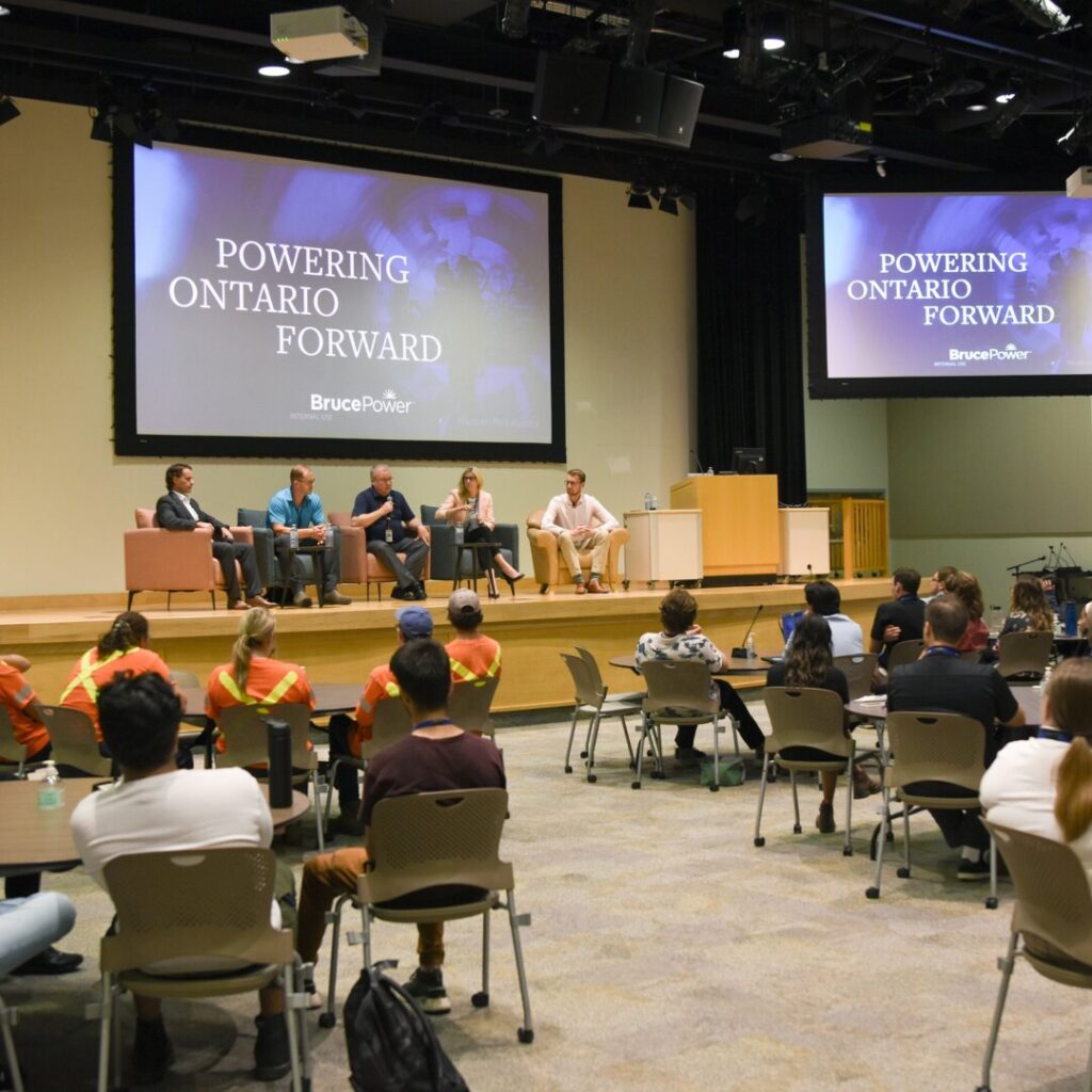 Bruce Power holds Panel Discussion with Post-Secondary Development Students