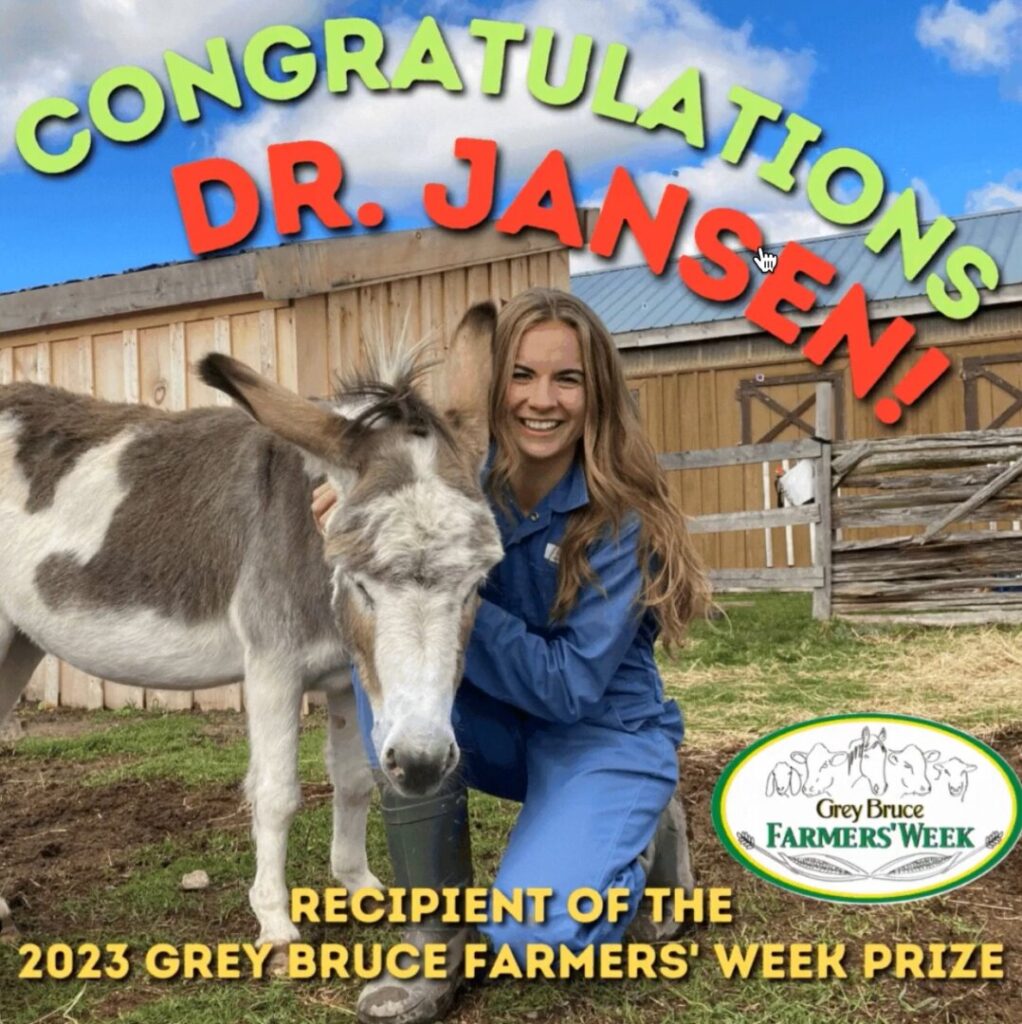 Grey-Bruce Farmers Week awards 2023 Award to Seaforth-native Hanna Jansen