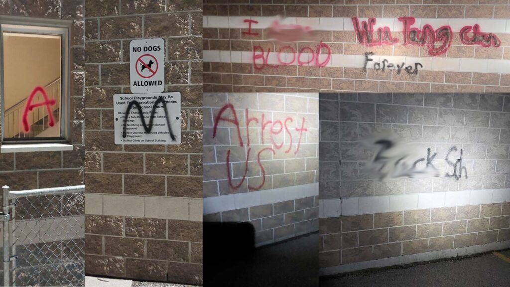 Police seeking Surveillance Footage after Repeat Graffiti Incidents in Wiarton