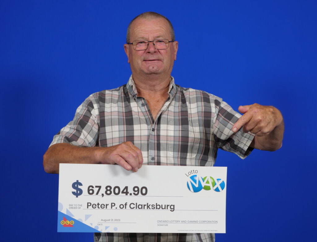 Clarksburg 68-year-old father wins nearly ,000 in Aug 8th Lotto Max Draw